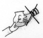 Two hands holding a bag of money one with a cross over the top